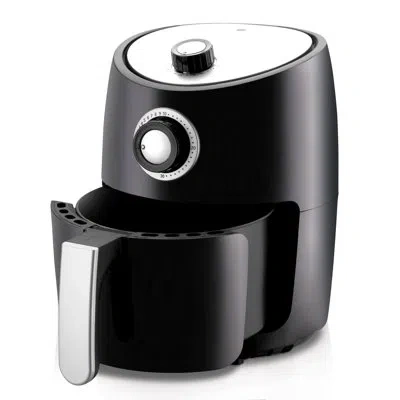 Nutrichef Countertop Healthy Kitchen Convection Air Fryer Oven In Black