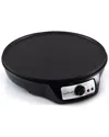Nutrichef Electric Crepe Maker And Griddle In Black