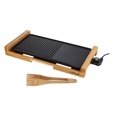 Nutrichef Electric Grill In Black