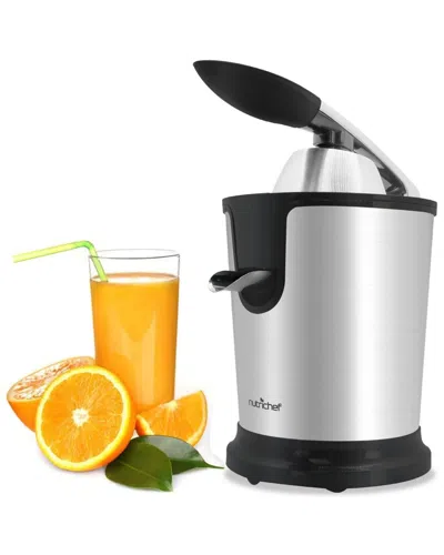 Nutrichef Electric Juice Press In Metallic