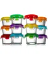 Nutrichef Glass Round 12pc Container Sets