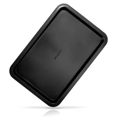 Nutrichef Large Cookie Sheet - Deluxe Nonstick Gray Coating Inside & Outside, Compatible With Model: Ncbs10s ( In Black