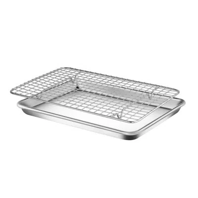 Nutrichef Non-stick Baking Sheet In Silver