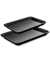 Nutrichef Nonstick Cookie Sheet Baking Pan In Black