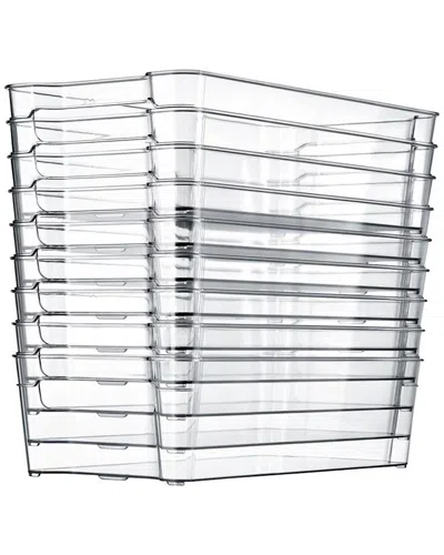 Nutrichef Refrigerator 6pc Organizer Bins