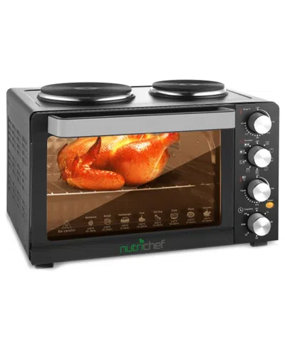 Nutrichef Rotisserie Cooker In Black