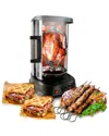 Nutrichef Vertical Rotisserie Oven In Black