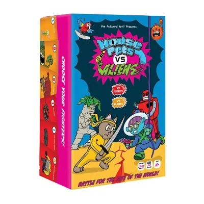 Nutt Heads The Awkward Yeti Presents: House Pets Vs Aliens Card Game In Multi