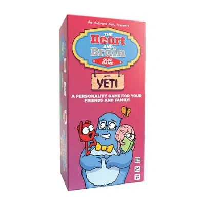 Nutt Heads The Awkward Yeti Presents: The Heart And Brain Quiz Game Card Game In Multi