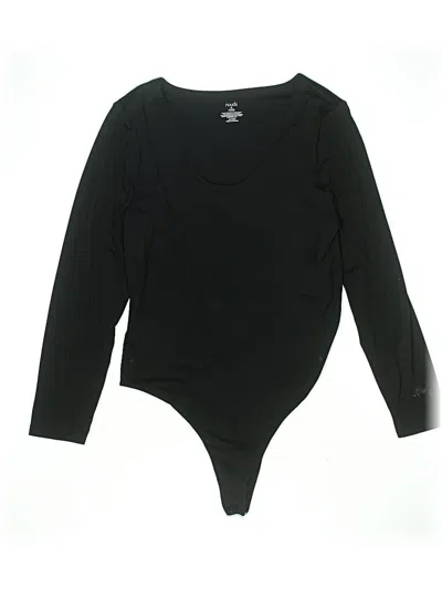 Pre-owned Nuuds Bodysuit In Black