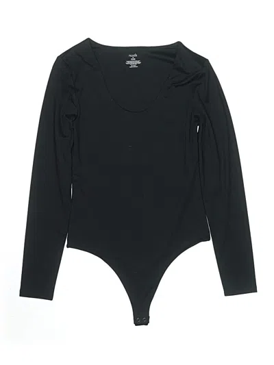 Pre-owned Nuuds Bodysuit In Black