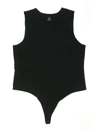 Pre-owned Nuuds Bodysuit In Black