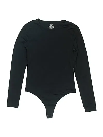 Pre-owned Nuuds Bodysuit In Black