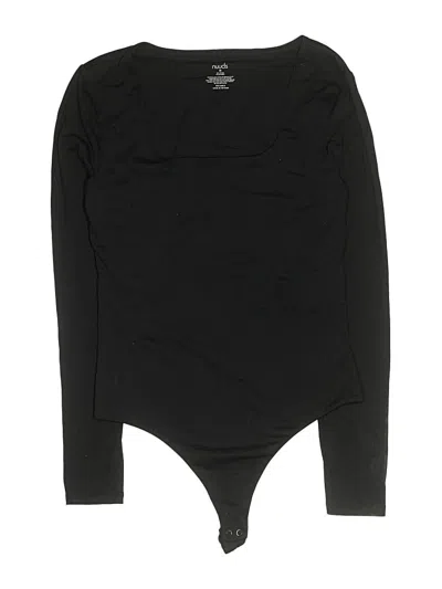 Pre-owned Nuuds Bodysuit In Black