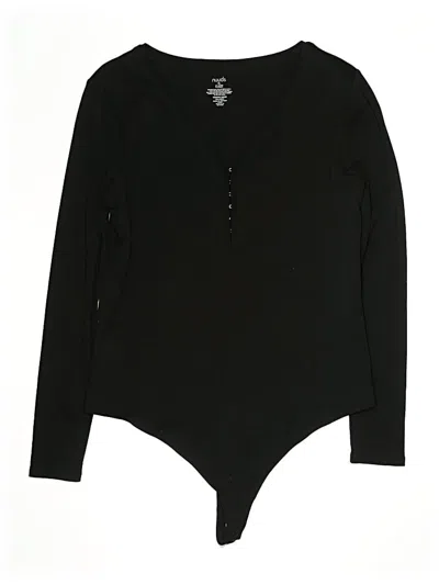 Pre-owned Nuuds Bodysuit In Black