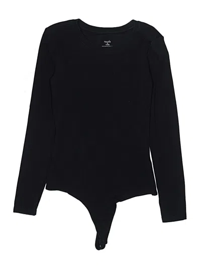 Pre-owned Nuuds Bodysuit In Black