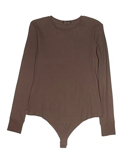 Pre-owned Nuuds Bodysuit In Brown