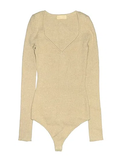 Pre-owned Nuuds Bodysuit In Brown