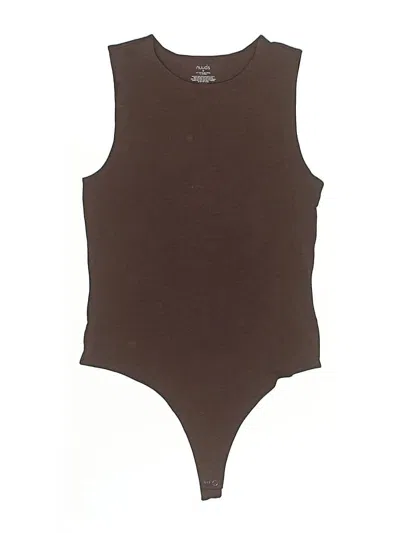 Pre-owned Nuuds Bodysuit In Brown