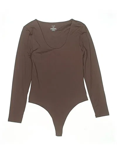 Pre-owned Nuuds Bodysuit In Brown