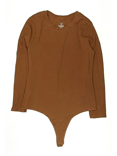 Pre-owned Nuuds Bodysuit In Brown