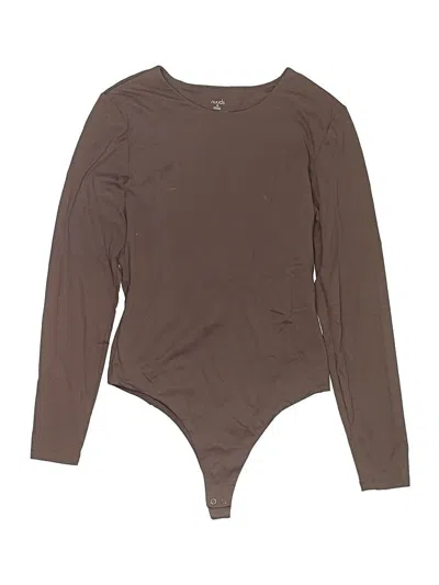 Pre-owned Nuuds Bodysuit In Brown
