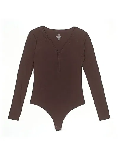 Pre-owned Nuuds Bodysuit In Brown