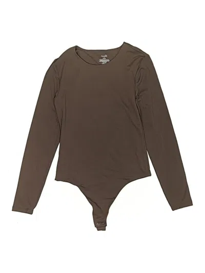 Pre-owned Nuuds Bodysuit In Brown