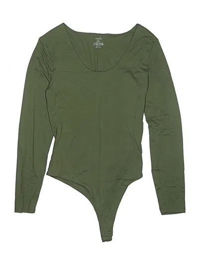Pre-owned Nuuds Bodysuit In Green