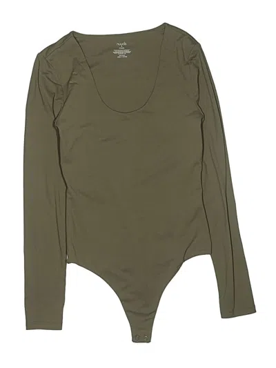 Pre-owned Nuuds Bodysuit In Green