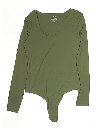 Pre-owned Nuuds Bodysuit In Green