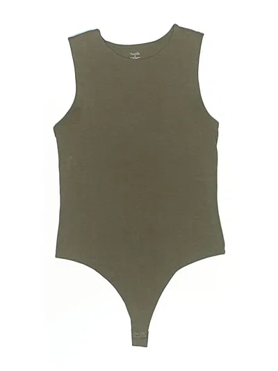Pre-owned Nuuds Bodysuit In Green