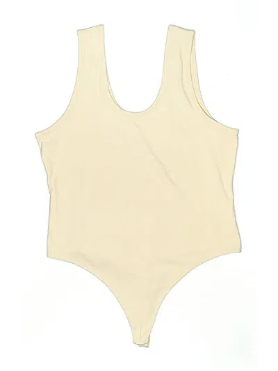 Pre-owned Nuuds Bodysuit In Ivory