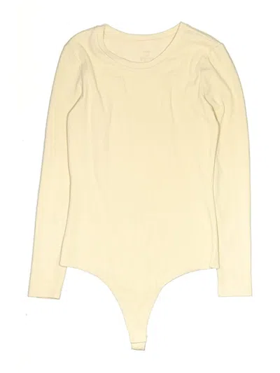 Pre-owned Nuuds Bodysuit In Ivory