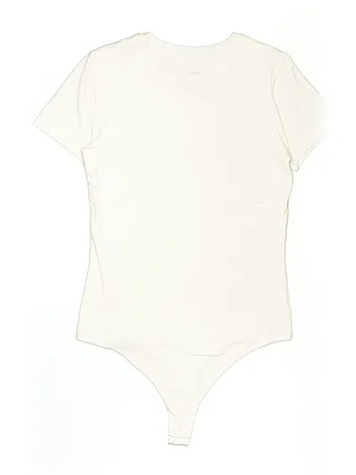 Pre-owned Nuuds Bodysuit In Ivory