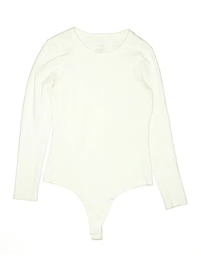 Pre-owned Nuuds Bodysuit In Ivory