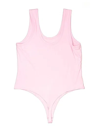 Pre-owned Nuuds Bodysuit In Pink