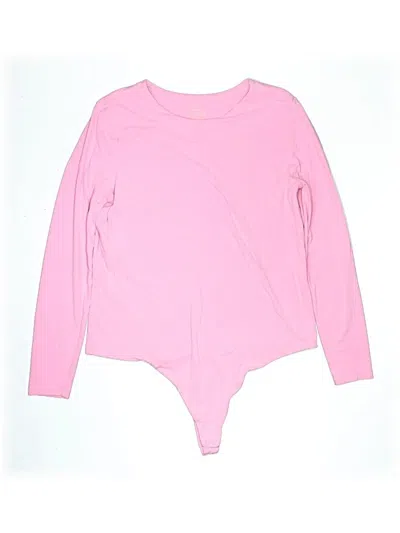 Pre-owned Nuuds Bodysuit In Pink