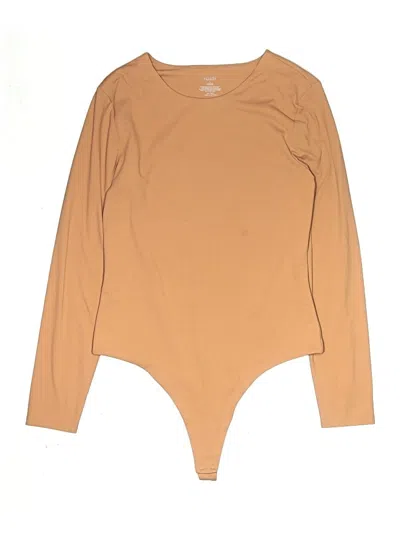 Pre-owned Nuuds Bodysuit In Tan