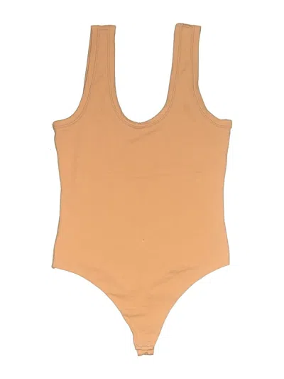 Pre-owned Nuuds Bodysuit In Tan