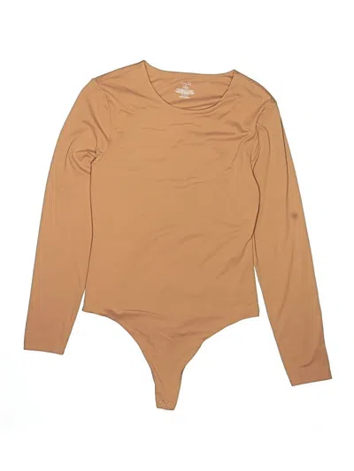 Pre-owned Nuuds Bodysuit In Tan