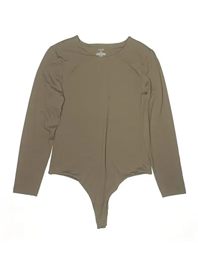 Pre-owned Nuuds Bodysuit In Tan
