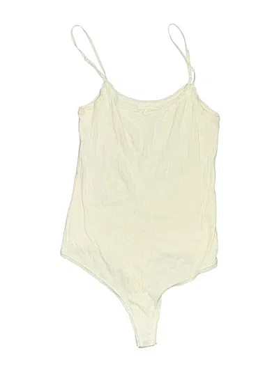 Pre-owned Nuuds Bodysuit In White
