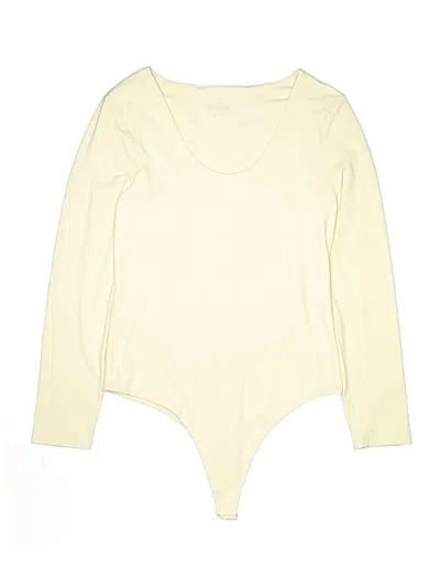 Pre-owned Nuuds Bodysuit In White