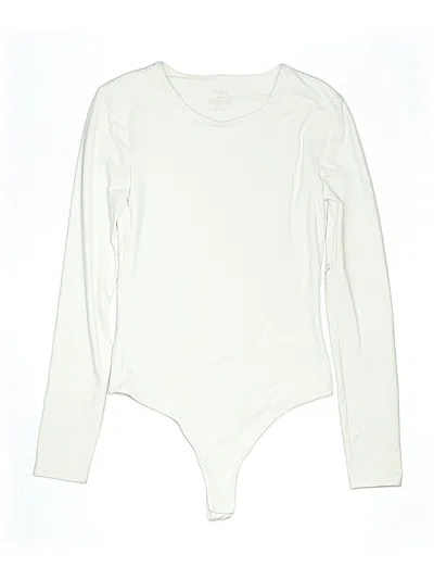 Pre-owned Nuuds Bodysuit In White