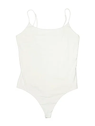 Pre-owned Nuuds Bodysuit In White