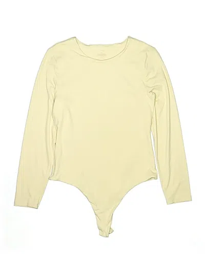 Pre-owned Nuuds Bodysuit In Yellow