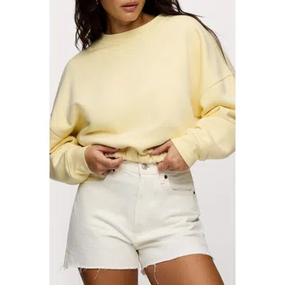 Nuuds Cinch Waist Fleece Sweatshirt In Multi