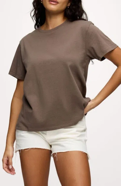Nuuds Everyday Cotton T-shirt In Brown