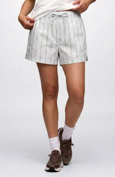 Nuuds Floral Cotton Drawstring Shorts In Multi